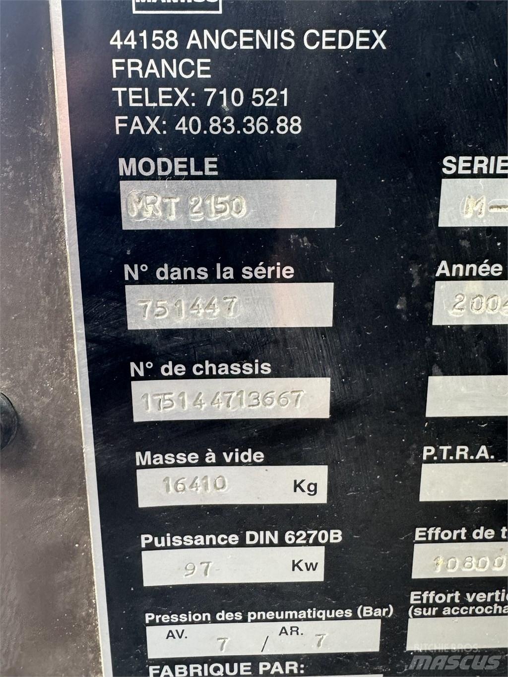 Manitou MRT 2150 Teleskoplader