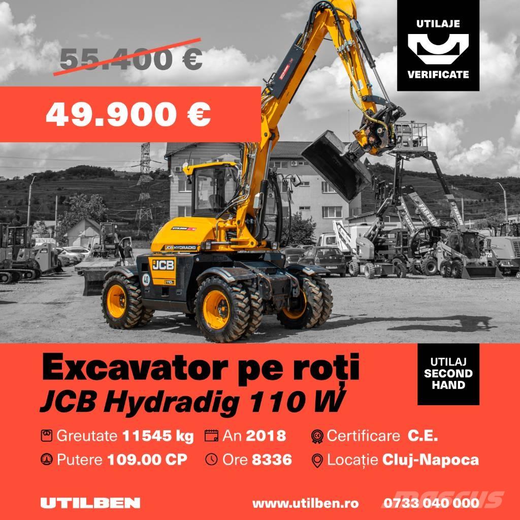 JCB Hydradig 110 W Mobilbagger