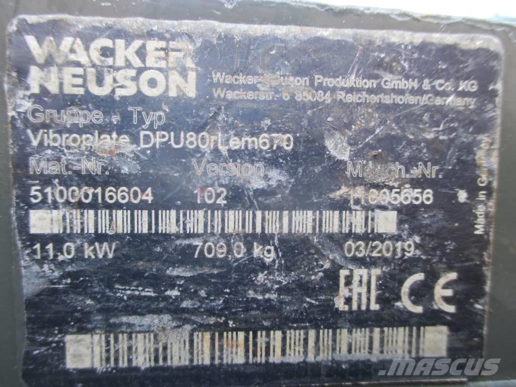 Wacker Neuson DPU 80 Vibrationsgeräte