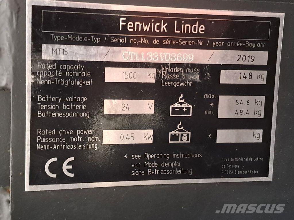 Linde MT15 Niedergabelstapler