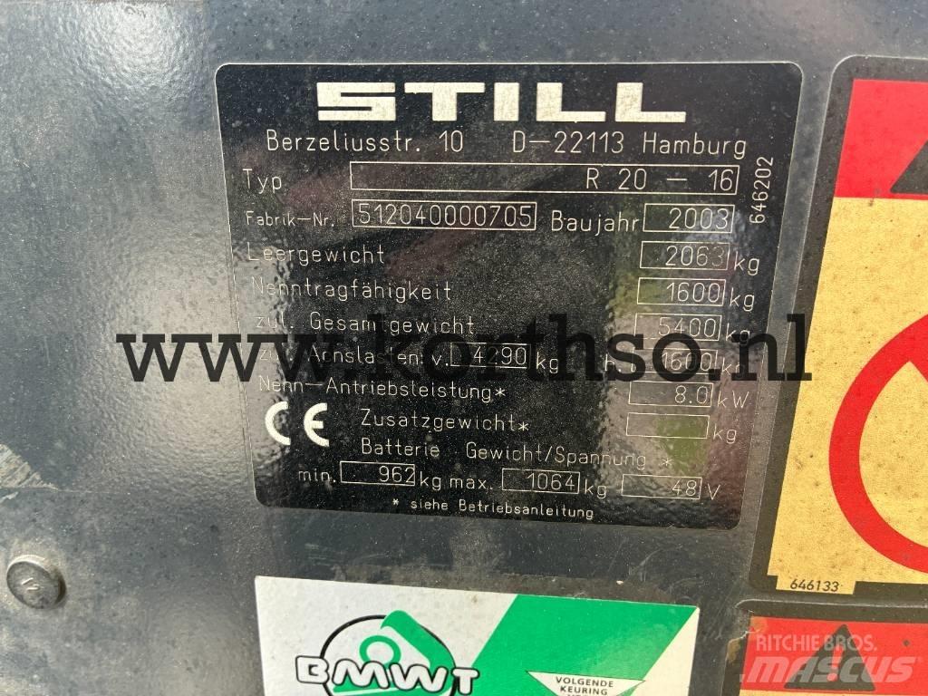 Still R 20-16 Elektrische heftrucks