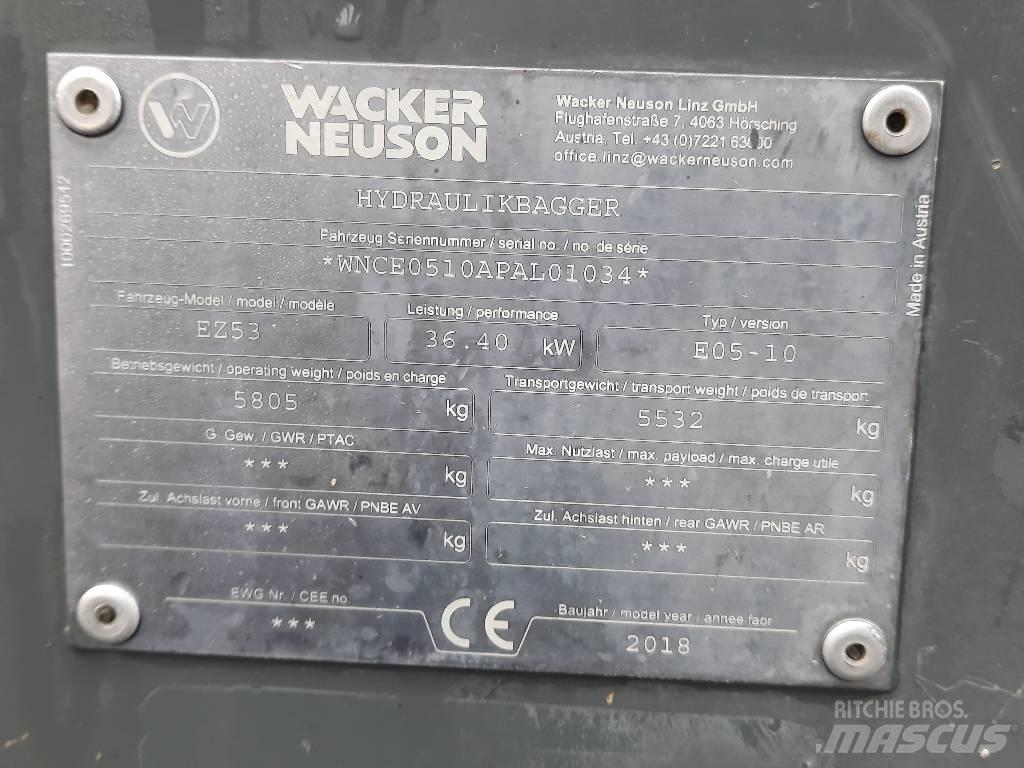 Wacker Neuson EZ 53 Minibagger < 7t