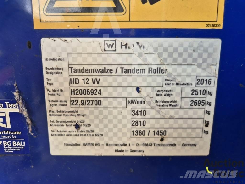 Hamm HD 12 VV Andere Walzen