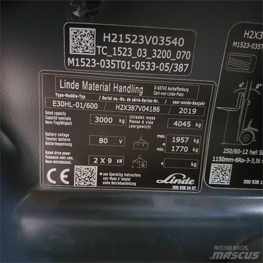 Linde #N/A Elektrische heftrucks