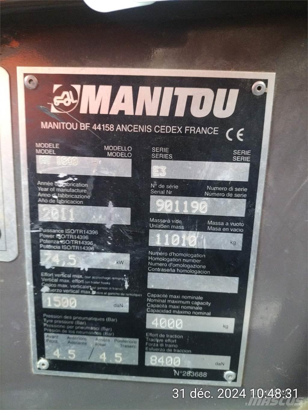 Manitou 1840MT Teleskoplader