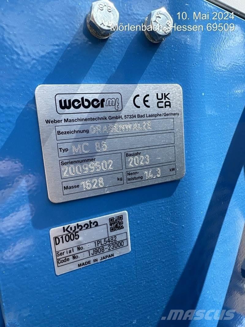 Weber MC85 Walzen