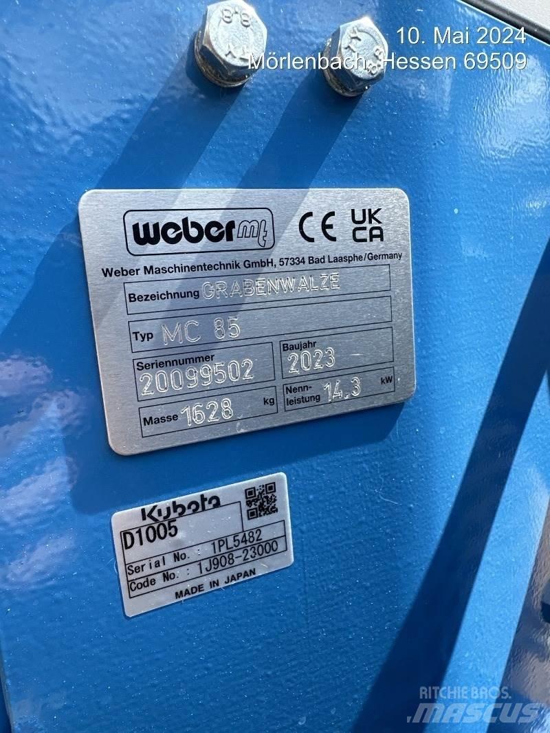 Weber MC85 Walzen