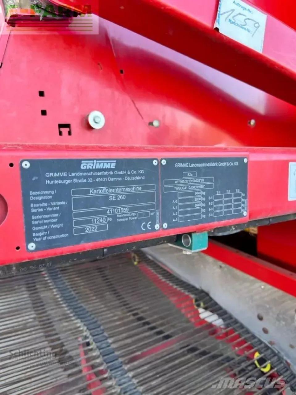 Grimme se260 Kartoffeltechnik - Andere