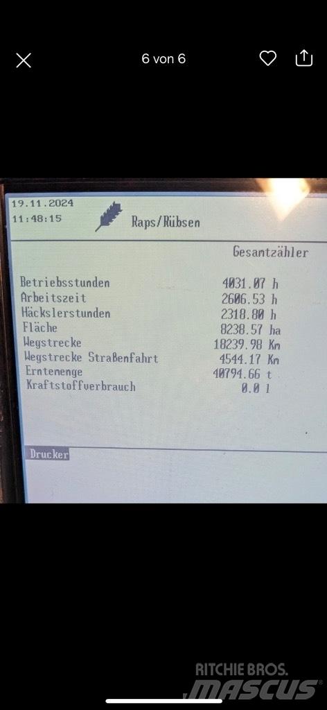 CAT C12 Zubehör Mähdrescher