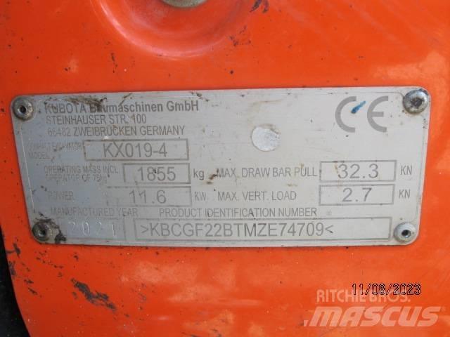 Kubota KX 019-4 Minibagger < 7t