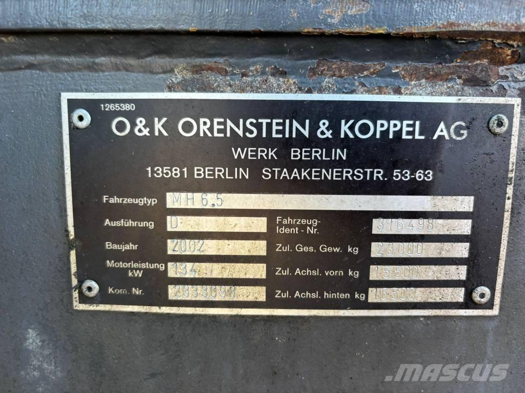 O&K MH 6.5 Materialumschlag