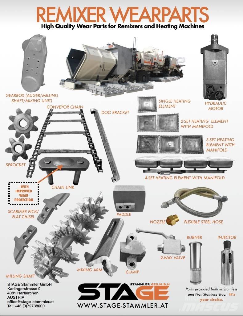 Wirtgen RX4500 Asphalt Maschinen Zubehör