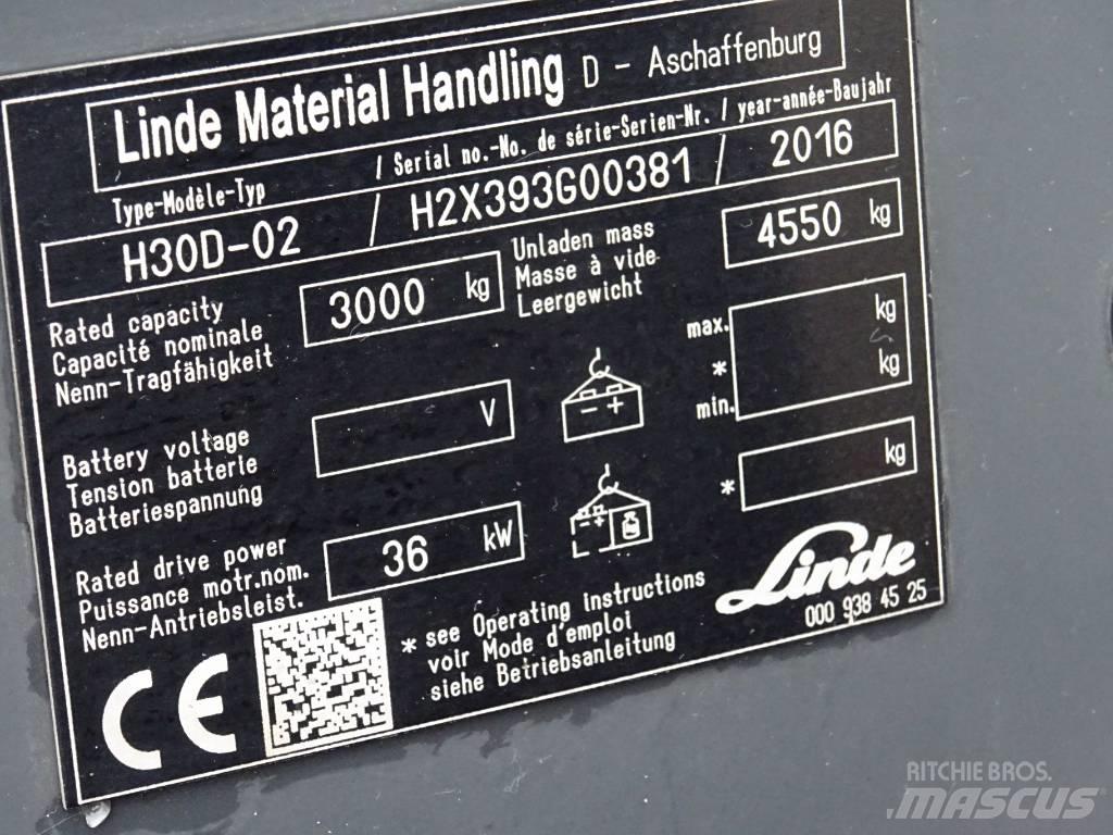 Linde H30D-02 Diesel heftrucks