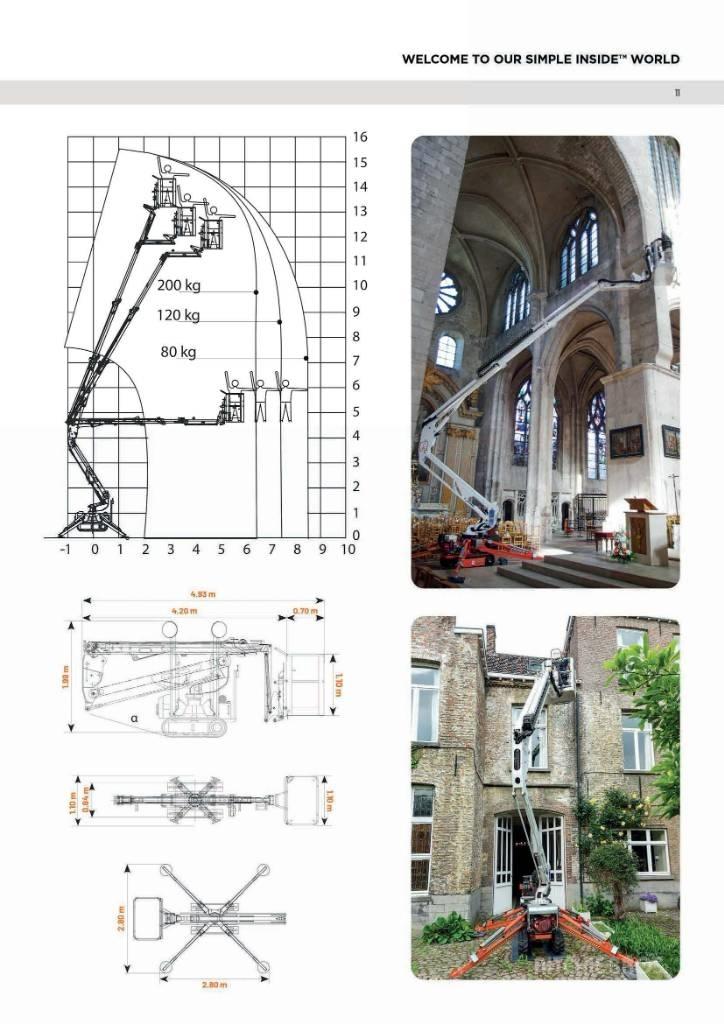 EasyLift R 160 Gelenkteleskoparbeitsbühnen