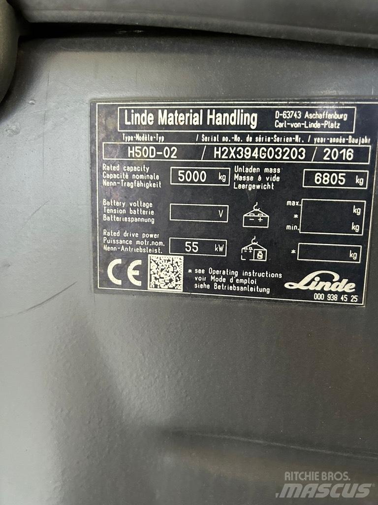 Linde H50D-02 EVO Diesel heftrucks