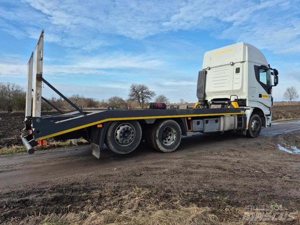 Iveco Stralis 420 Pritschenwagen mit Seilwinde