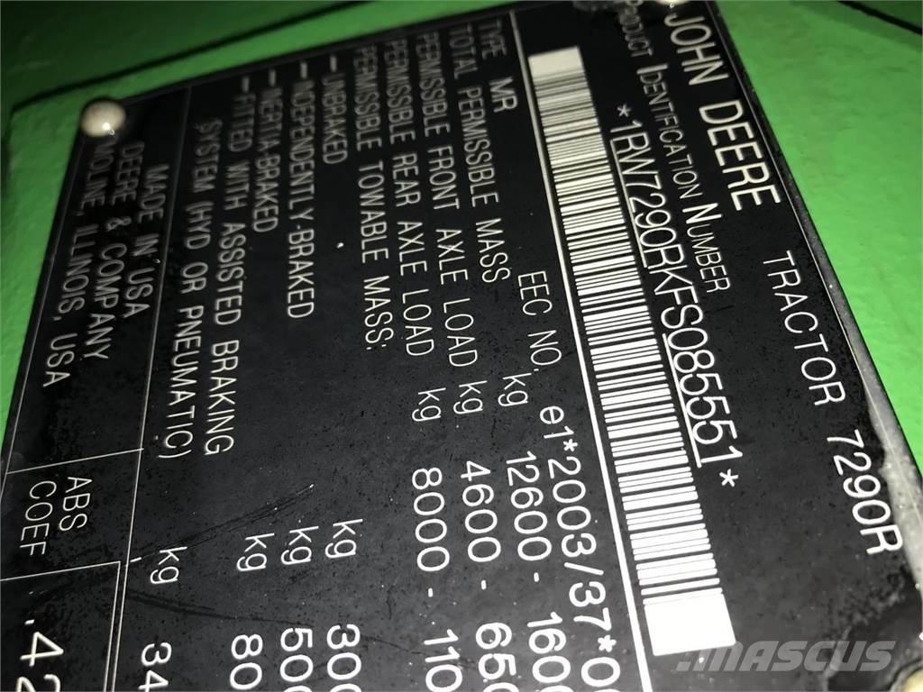 John Deere 7290R Traktoren