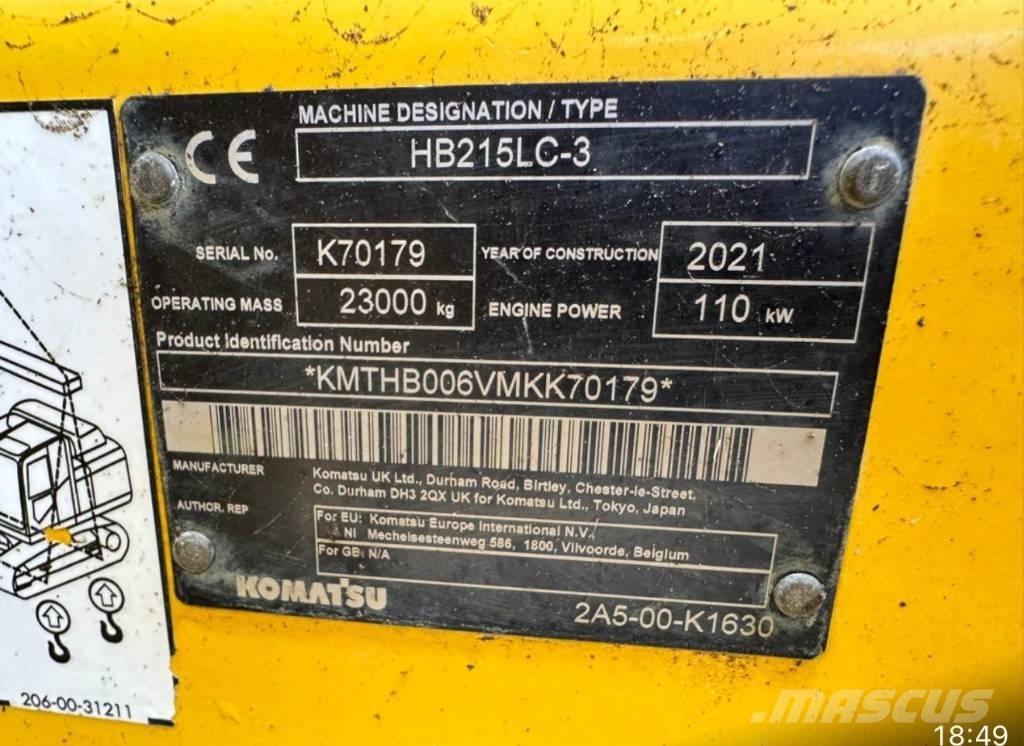 Komatsu HB 215LC-3 Raupenbagger