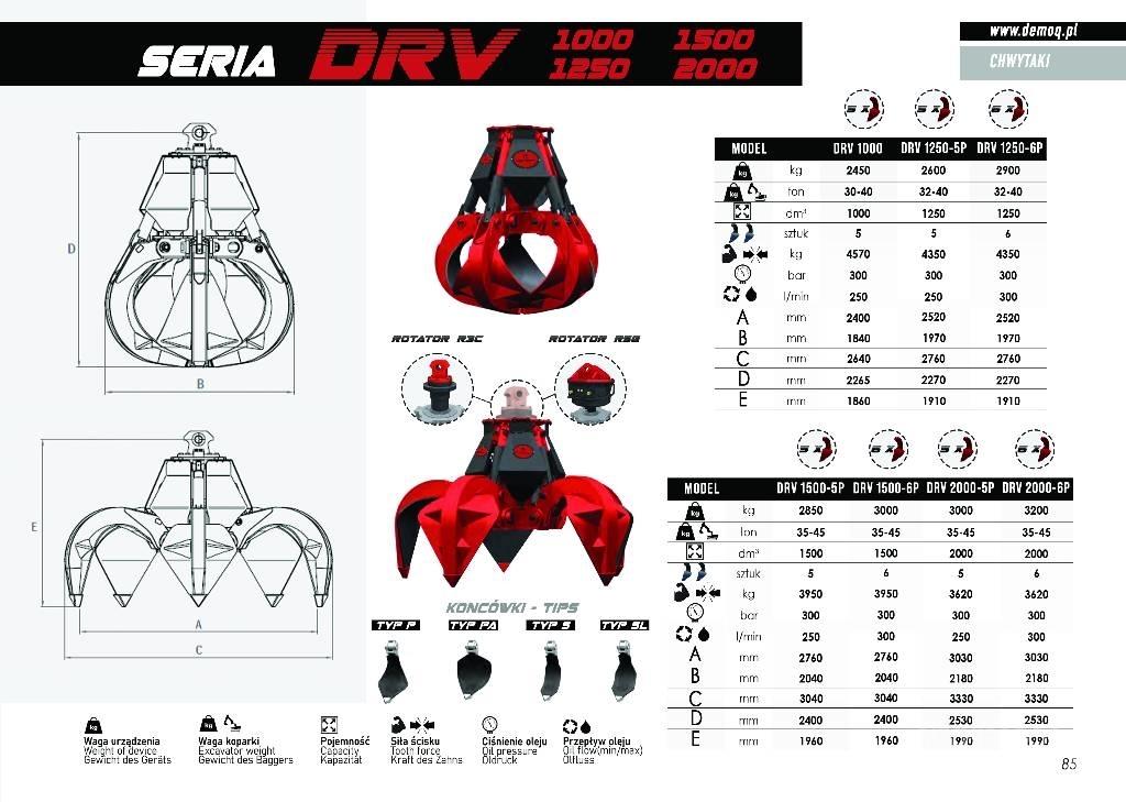  DEMOQ DRV600-5P Greifer