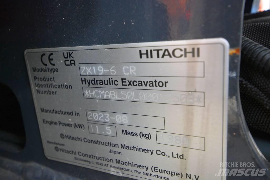 Hitachi ZX 19-6 Minibagger < 7t