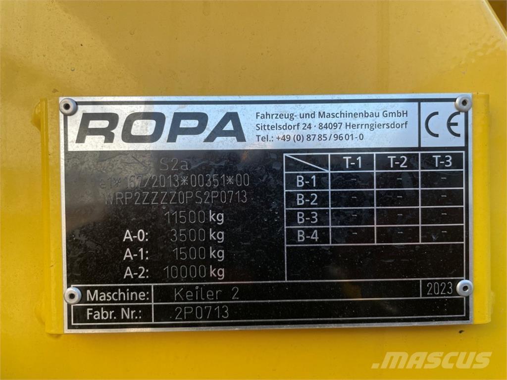 Ropa KEILER 2 Aardappelrooiers