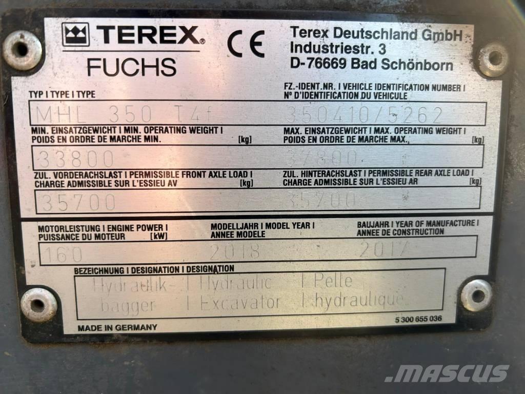 Fuchs MHL 350 F Materialumschlag