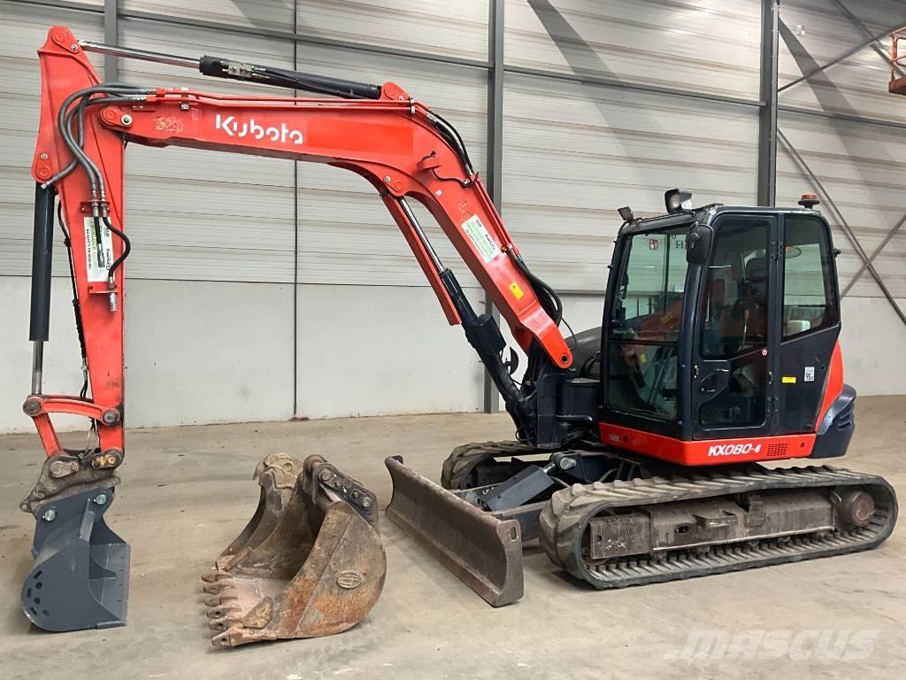 Kubota KX 080-4 Midibagger  7t - 12t