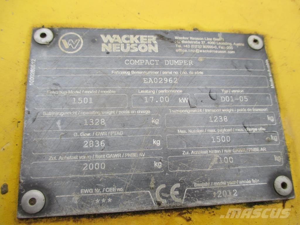 Wacker Neuson 1501 Minidumper