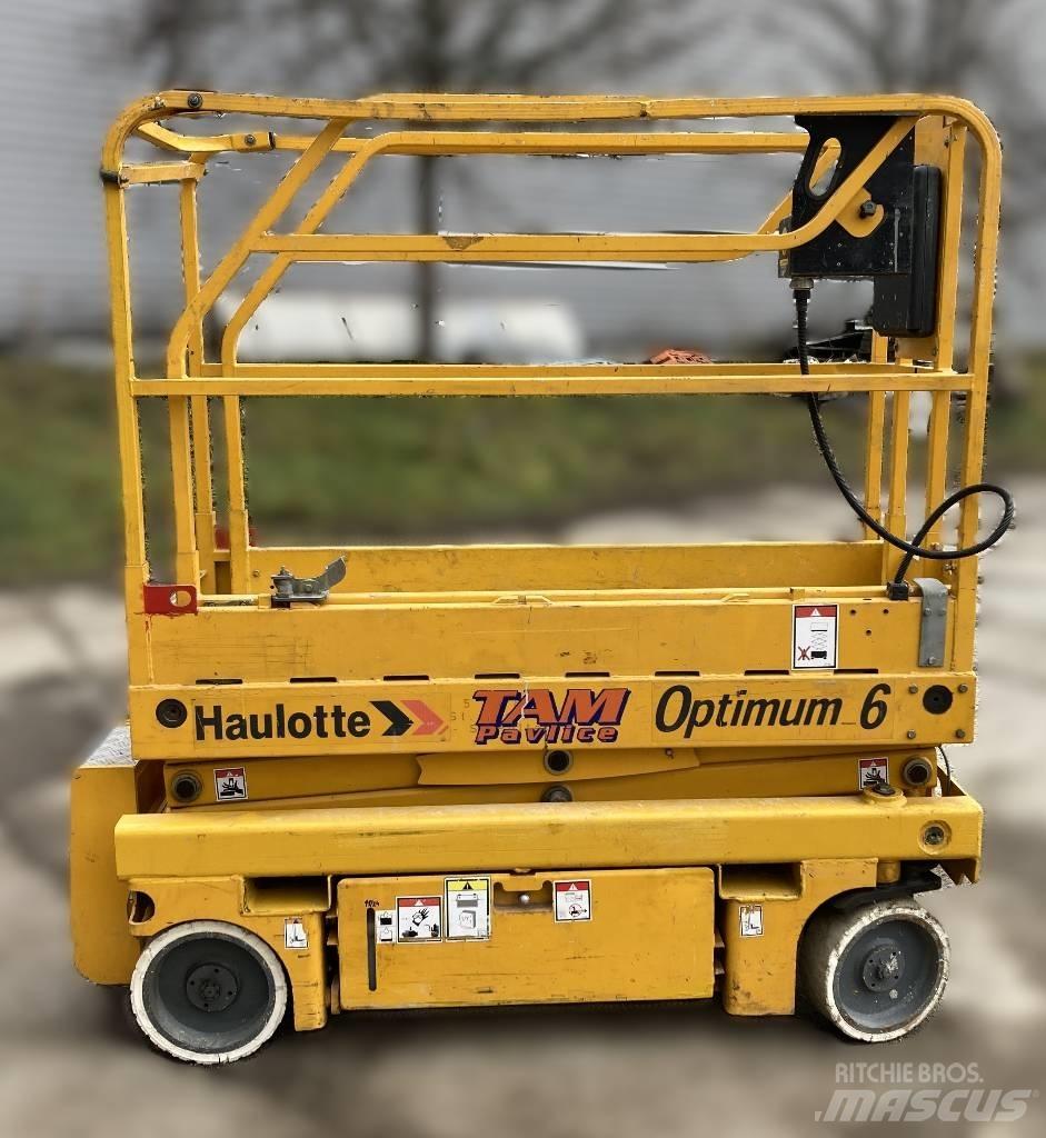 Haulotte Optimum  6 Scheren-Arbeitsbühnen