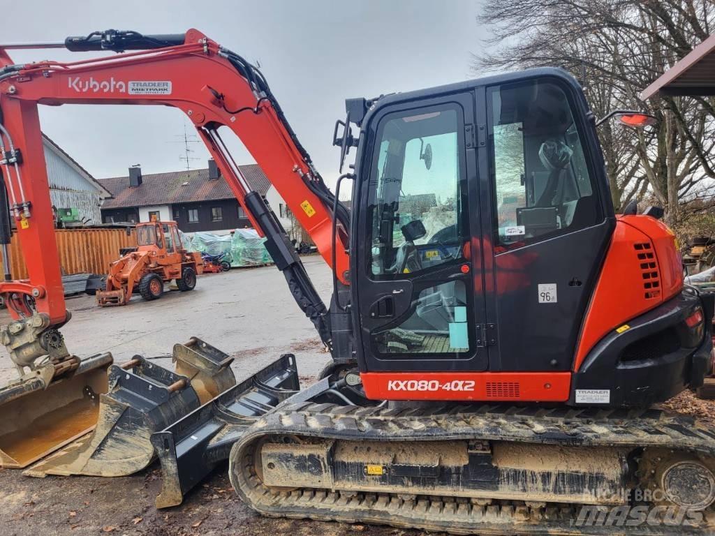 Kubota KX 080-4 Minibagger < 7t