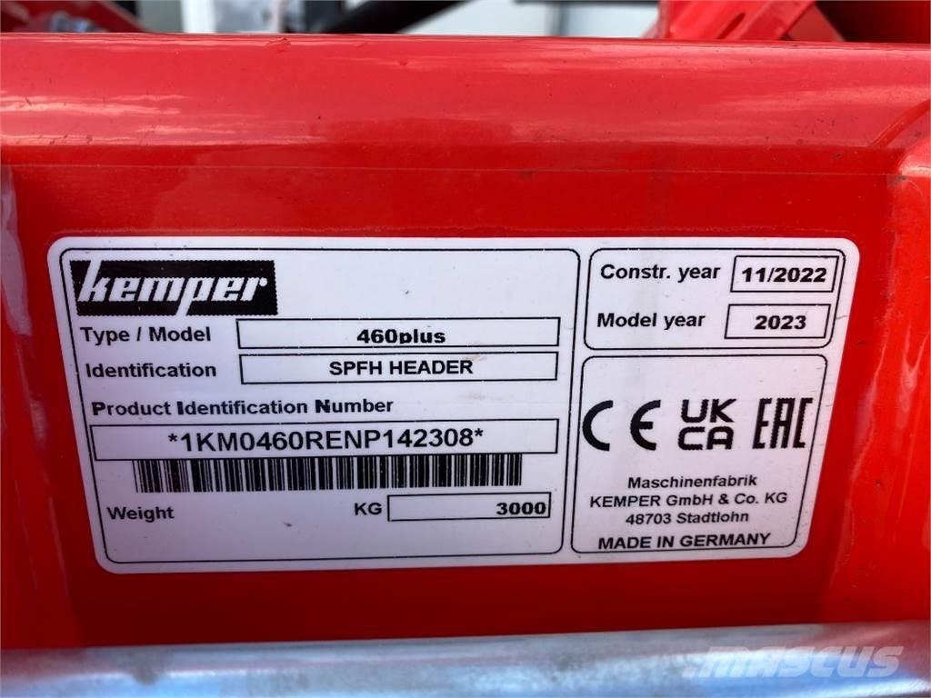 Kemper 460 plus Sonstige Landmaschinen