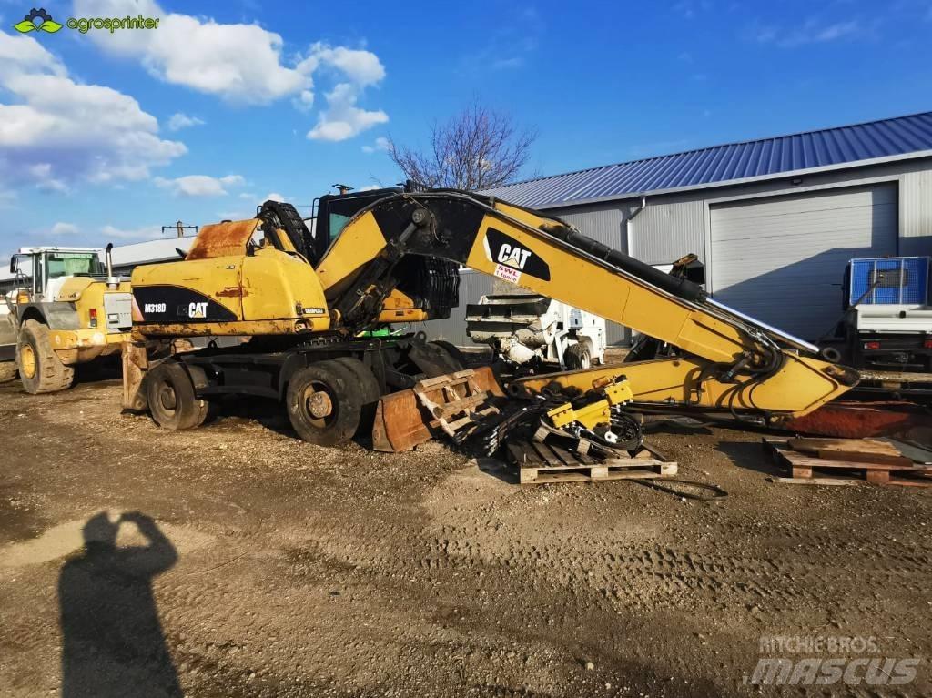 CAT M 318 D Materialumschlag