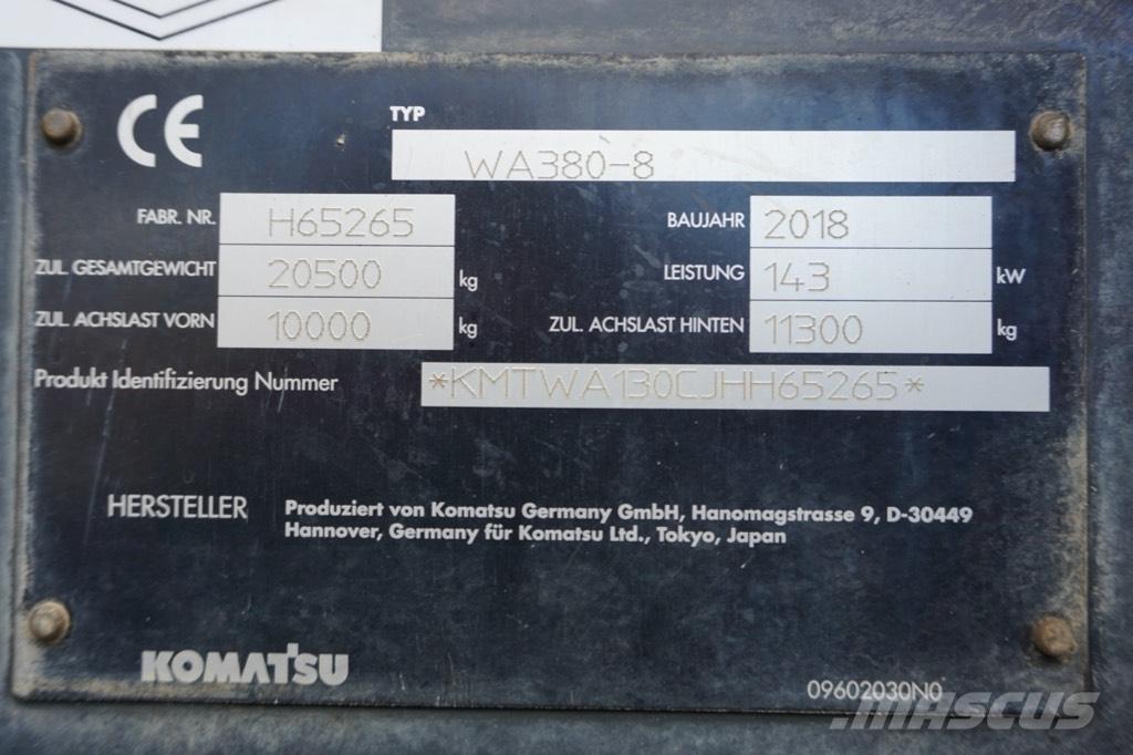 Komatsu WA 380-8 Radlader