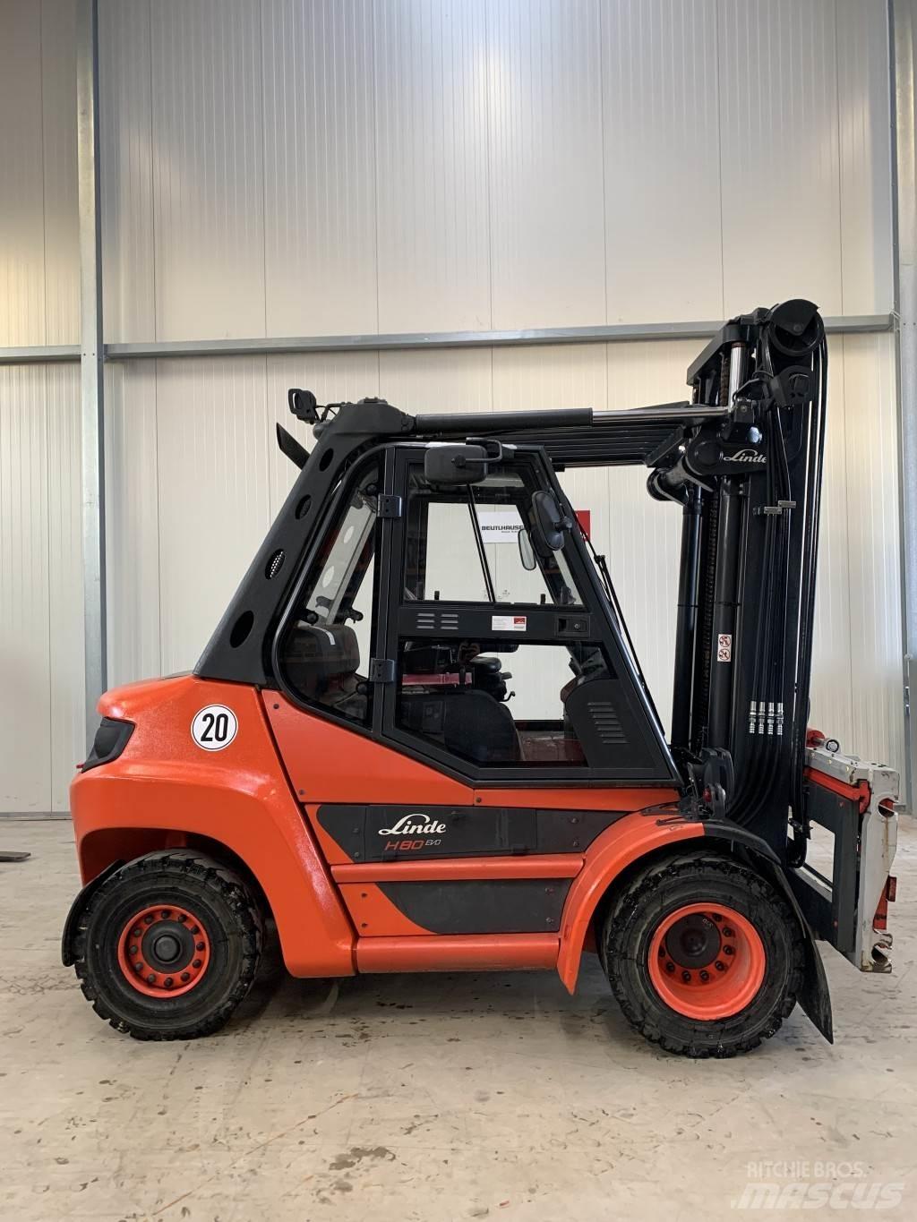 Linde H80D Diesel heftrucks