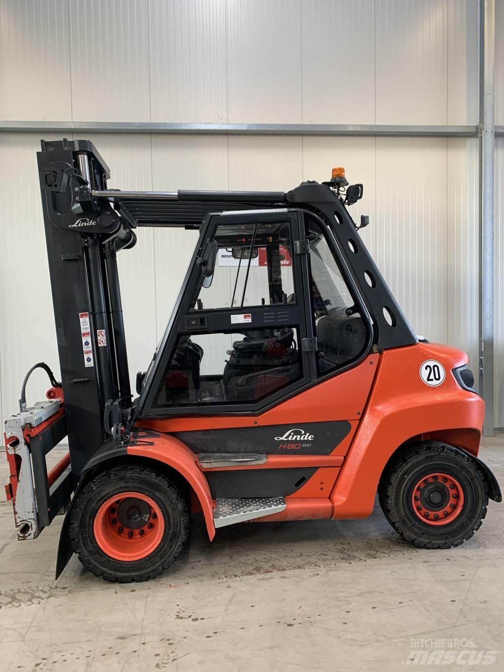 Linde H80D Diesel heftrucks