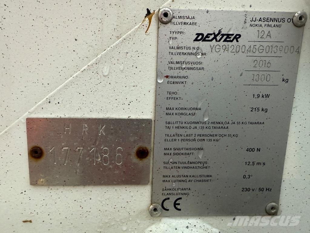 Dexter 12 A Anhänger-Arbeitsbühnen