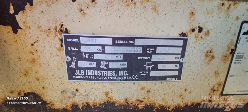 JLG 3394RT Scheren-Arbeitsbühnen