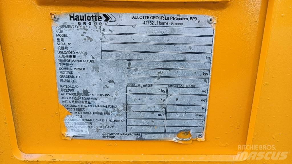 Haulotte OPTIMUM 8 Scheren-Arbeitsbühnen