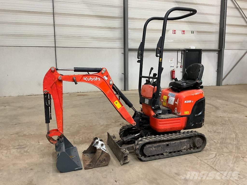 Kubota K 008-3 Minibagger < 7t
