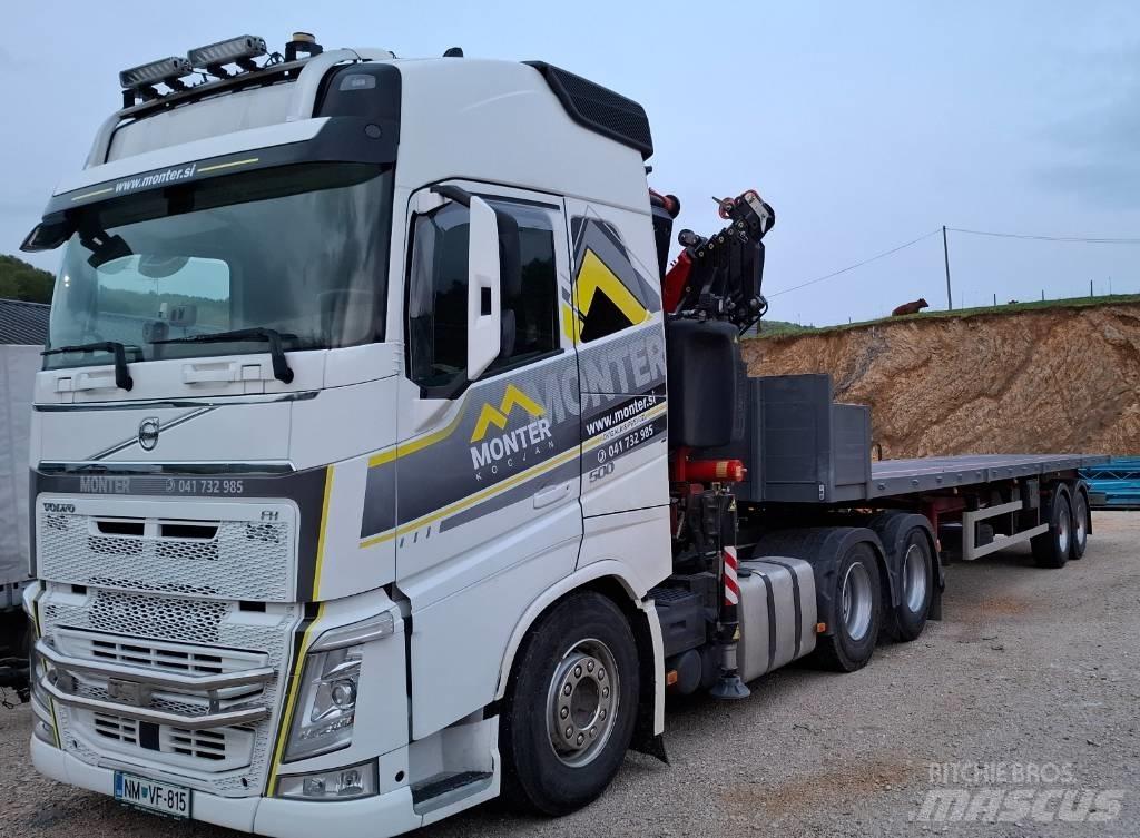 Volvo FH / 62 R6-48-F Ruwterrein kranen