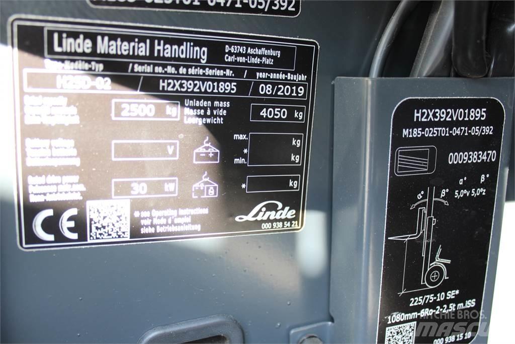 Linde H25D Diesel heftrucks