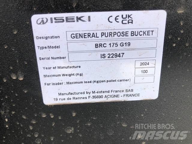 Iseki MX 1.75 BUCKET Sonstige Kommunalmaschinen