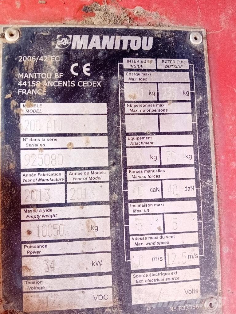 Manitou 200 ATJ Gelenkteleskoparbeitsbühnen