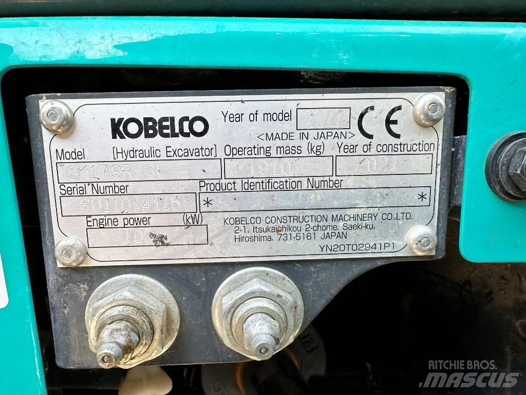 Kobelco SK17SR-3E Minibagger < 7t