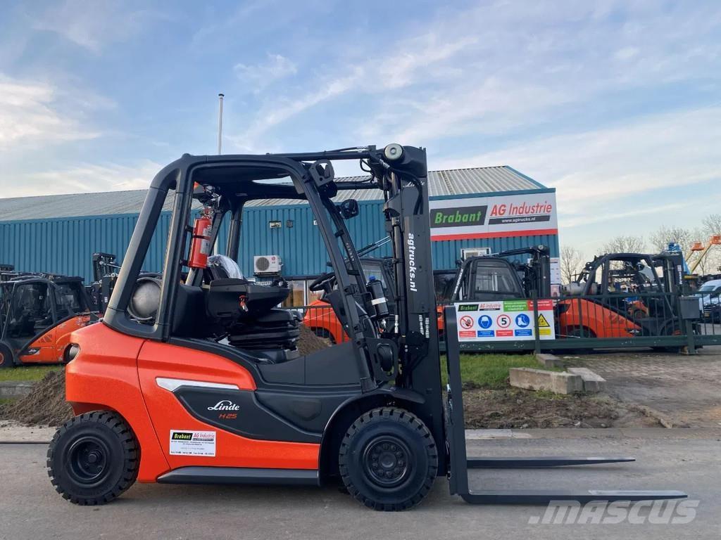 Linde H25T-01 LPG heftrucks