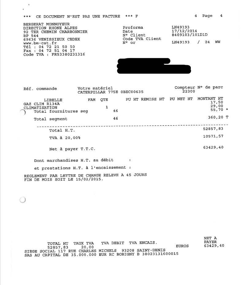 CAT 775 E Dumper - Starr