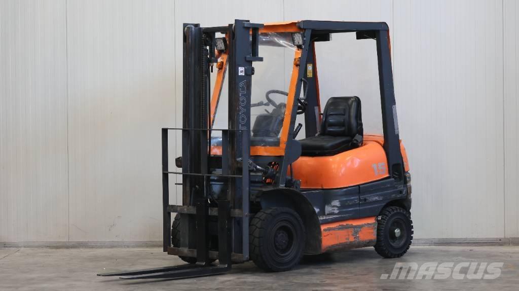 Toyota 6FDL15 Diesel heftrucks