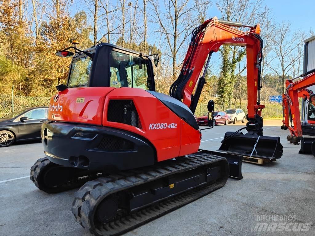 Kubota KX080-4a2 Midibagger  7t - 12t
