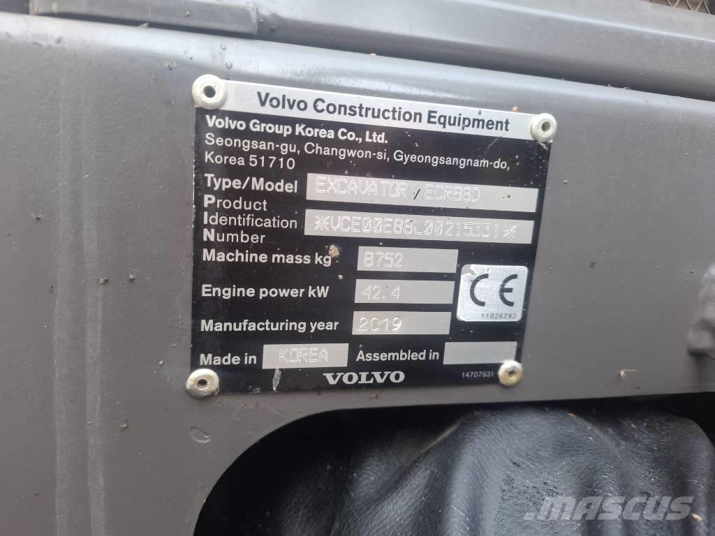 Volvo ECR 88 D Midibagger  7t - 12t