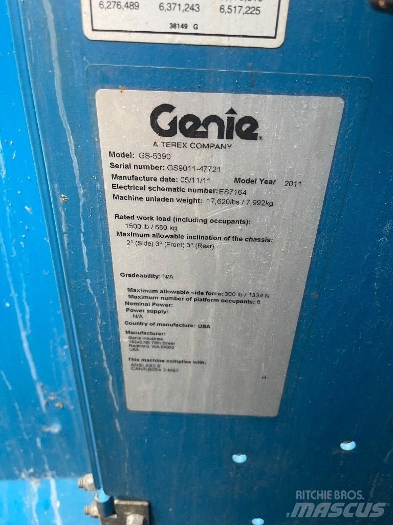 Genie GS 5390 Scheren-Arbeitsbühnen